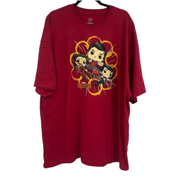 Pop Marvel Shang Chi Tee 3XL Red Basic - Picture 1 of 10